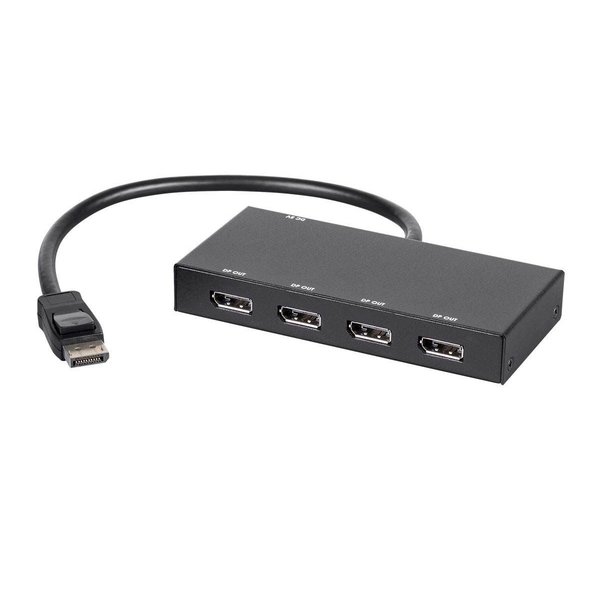 Monoprice 4-Port DisplayPort 1.2 to DisplayPort Multi-Stream Transport (MST) Hub 21970